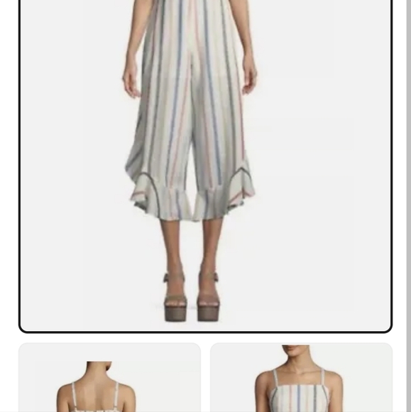 Red Carter Evelyn Jumpsuit size M - Picture 11 of 12